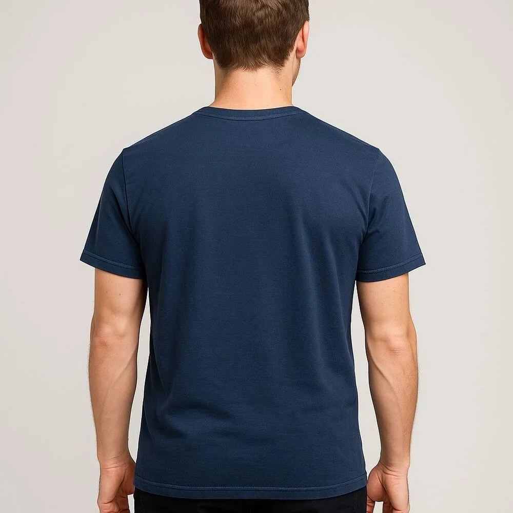 Adidas Mens Navy Blue The Go To Tee Logo Shirt Small Comfortable Stylish - Picture 4 of 10